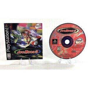 Jet Moto 3 PlayStation1 Manual and Game Disc Black Label Tested